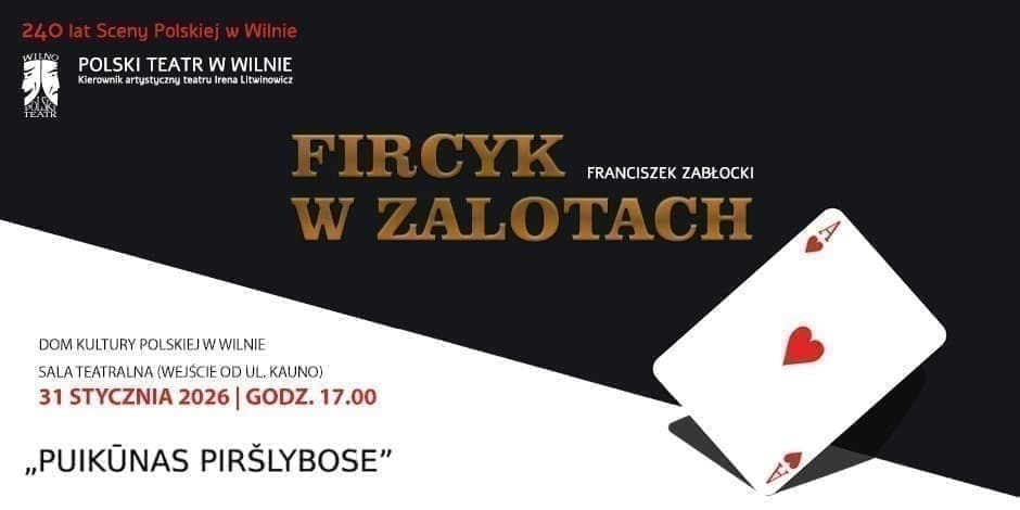 Kantata keturiems sparnams, Polski Teatr w Wilnie