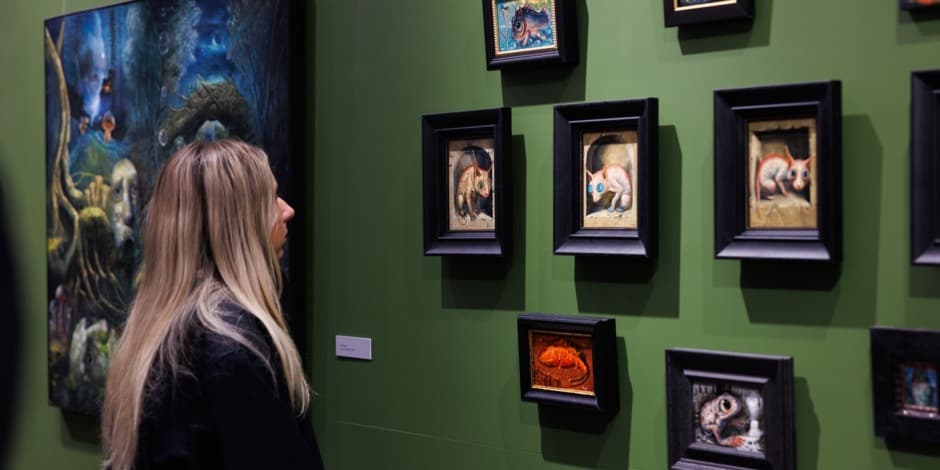 Ekskursija po Nojaus Petrausko parodą BLYKSNIS PRIEBLANDOJE