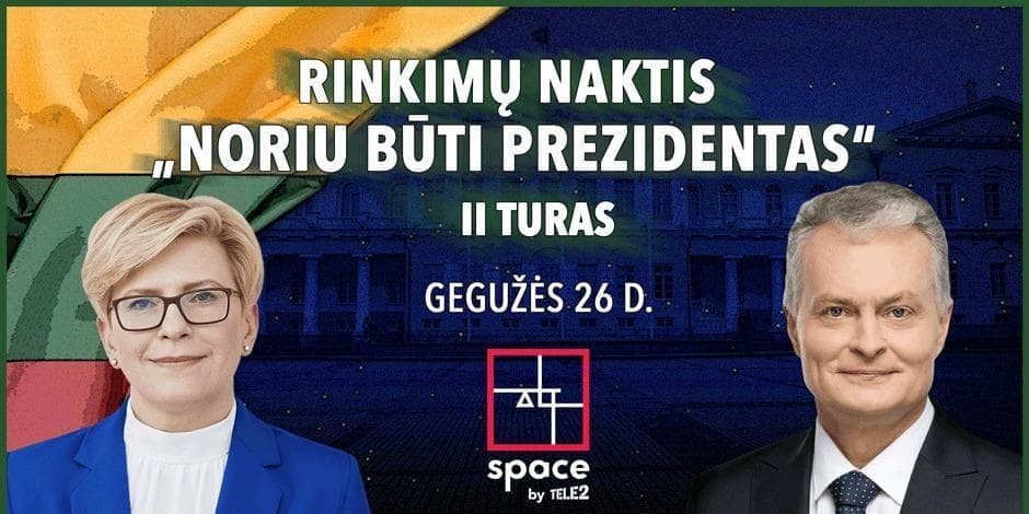 Prezidento rinkimų naktis su „Laisvės TV“  „Noriu būti prezidentas“
