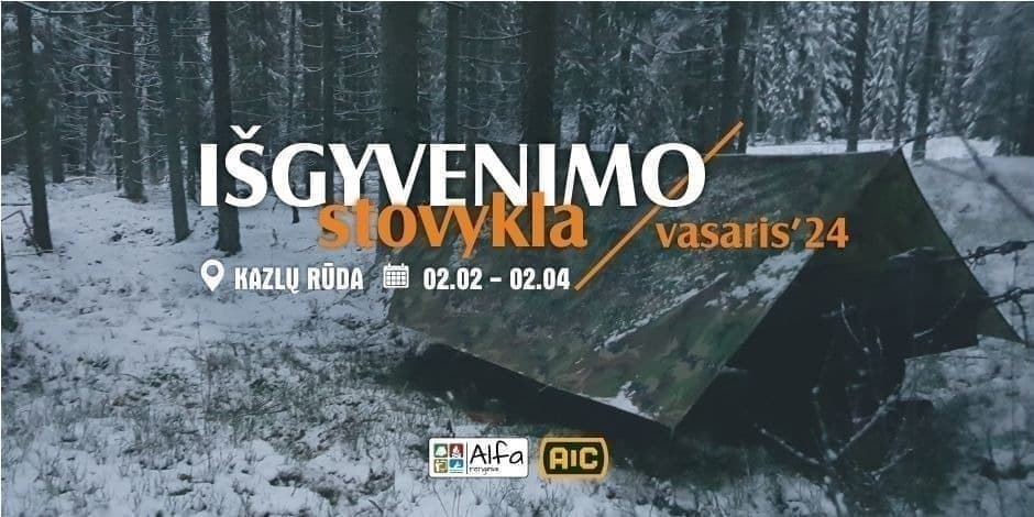 Išgyvenimo stovykla│36 valandos │vasaris'24