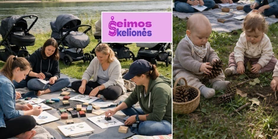 Mamų rytas gamtoje su vaikais ir kūryba | Kaunas 2026-05-05