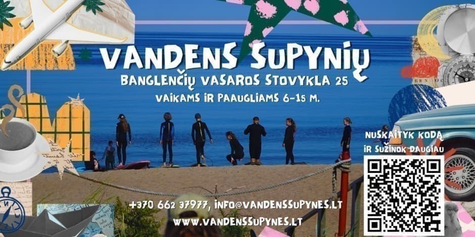 Banglenčių stovykla vaikams 25 | 07.21 - 07.25