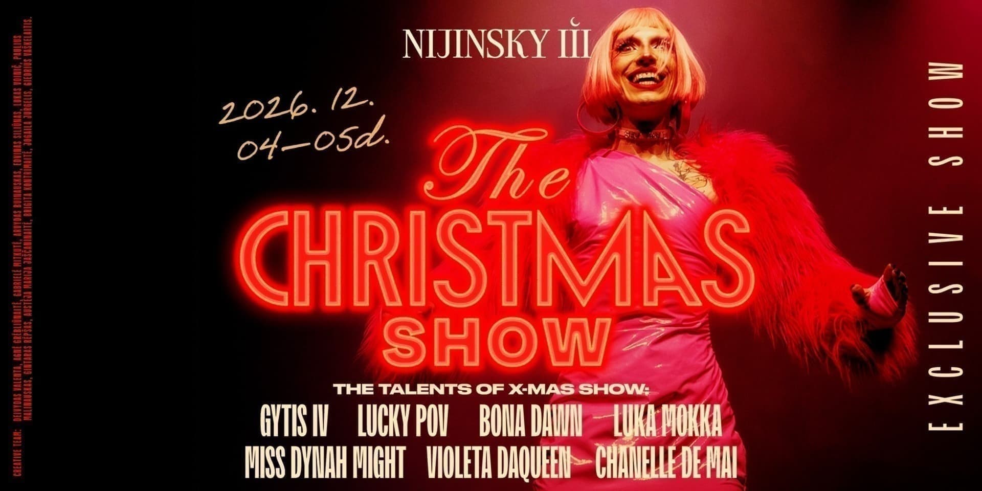 THE XMAS CABARET SHOW