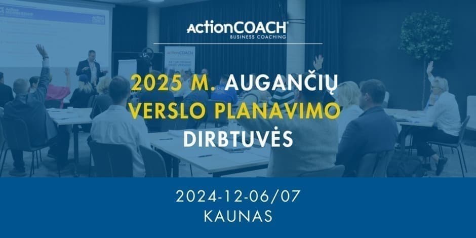 ActionCOACH augančių verslų dirbtuvės