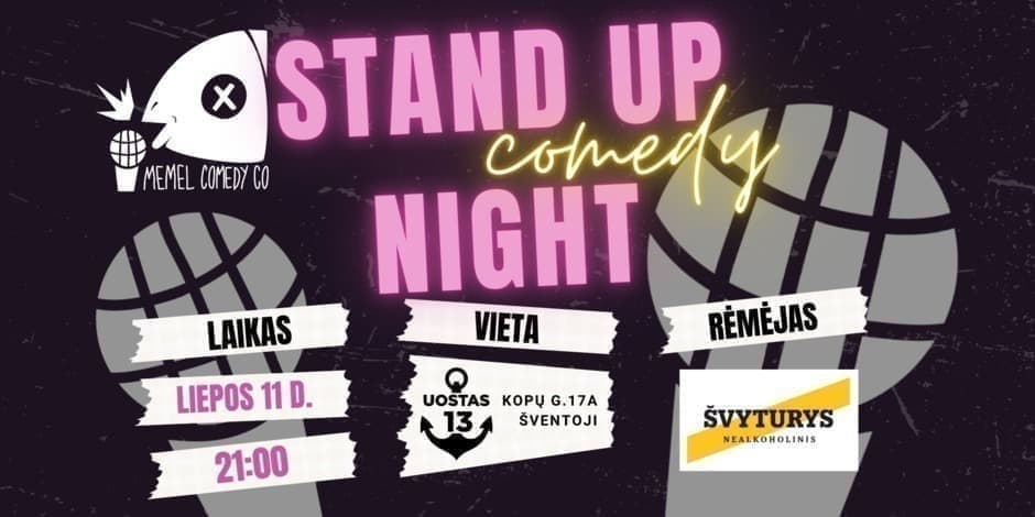 Memel Comedy Co - Stand Up Comedy Night - UOSTAS 13 Šventoji