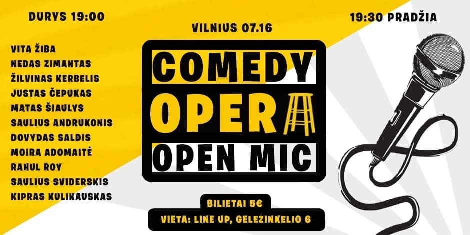 Comedy Opera Open Mic