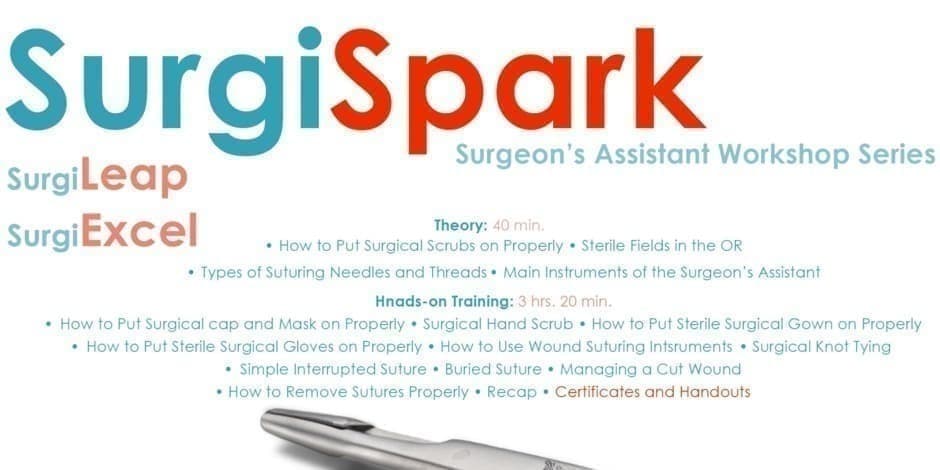 "SurgiSPARK" - Surgeon's Assistant Workshop Series, Part One in VILNIUS