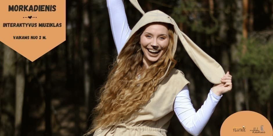 Muzikinis spektaklis vaikams "Morkadienis" nuo 2 m.