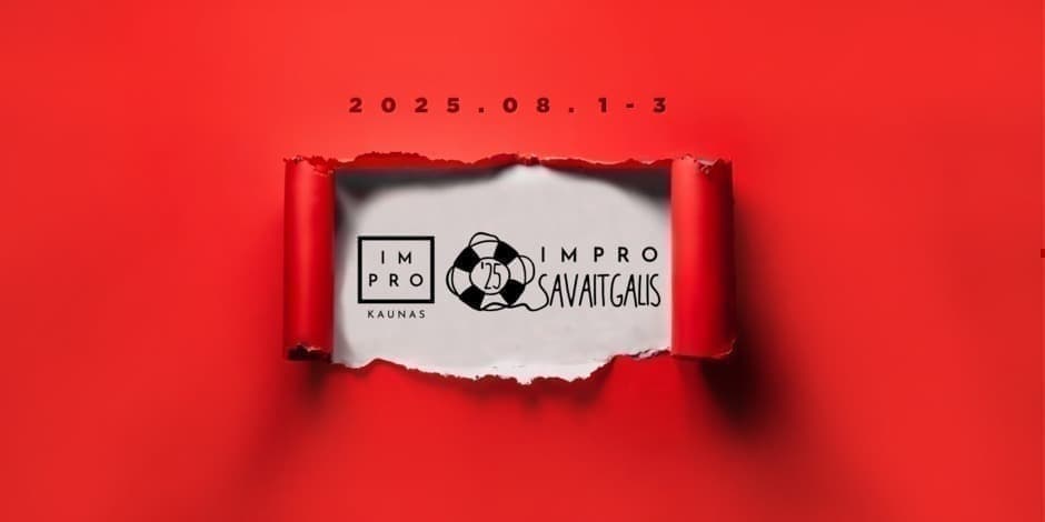 Impro Savaitgalis 2025 – didžiausias improvizacijos nuotykis!