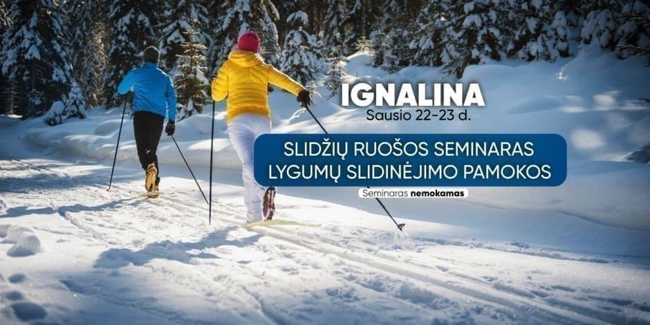Nemokamas slidžių ruošimo seminaras slidinėjimo mėgėjams