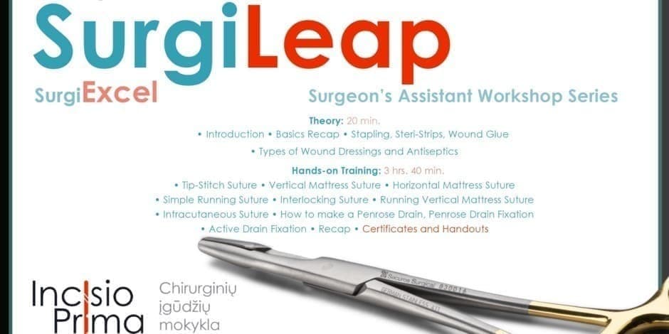 "SurgiLEAP" - Surgeon's Assistant Workshop Series, Part Two in KAUNAS with ICOSA