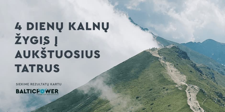 4 dienų Kalnų žygis į Aukštuosius Tatrus! 2024 ruduo -  Zakopanė