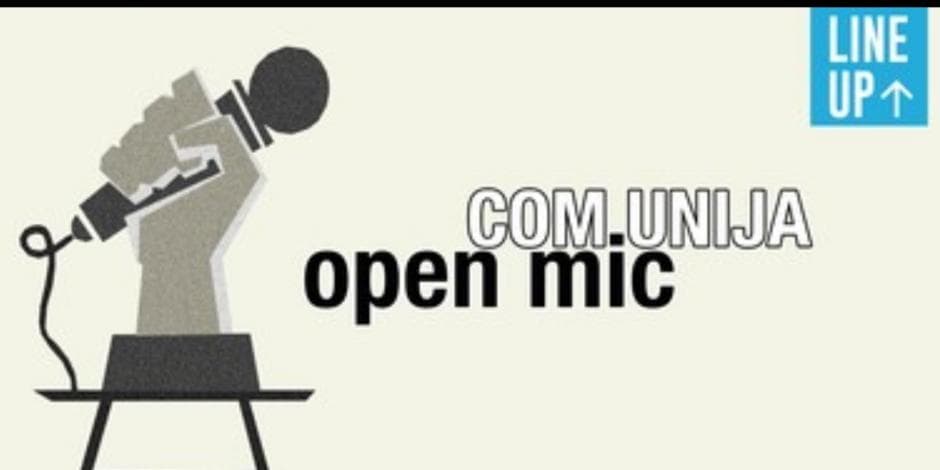 Com.Unija Open-Mic | Line-Up