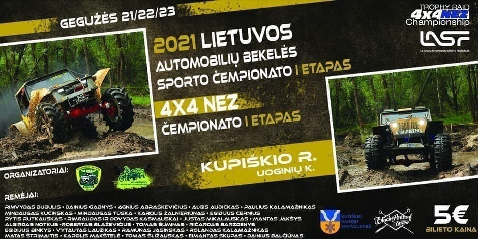 2021 Lietuvos automobilių bekelės sporto čempionato 1 etapas