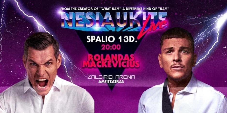 "Nesiaukite live" - Rolandas Mackevičius