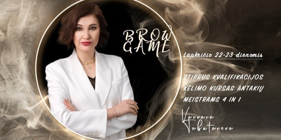 GAME OF BROWS with Varvara Tabutarova