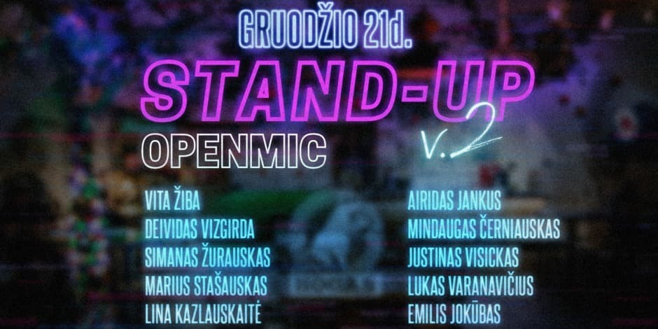 Stand-up open mic @Hogas