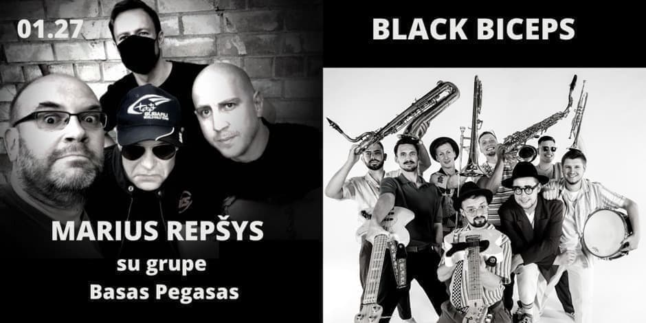 Marius Repšys su grupe ''Basas Pegasas'' + ''Black Biceps'' | Tamsta