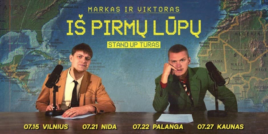 Markas ir Viktoras "Iš pirmų lūpų" Vilnius 2 pasirodymas
