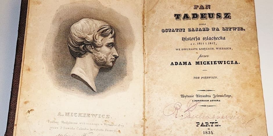 Adam Mickiewicz, poemat PAN TADEUSZ - prezentacja audiobooka