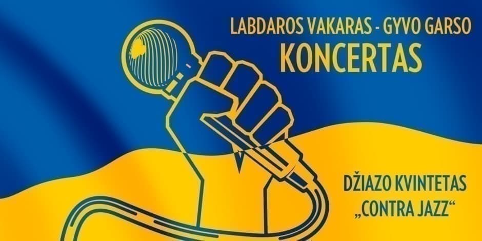 Labdaros vakaras — gyvo garso koncertas "Badmintono bendruomenė — Ukrainai"