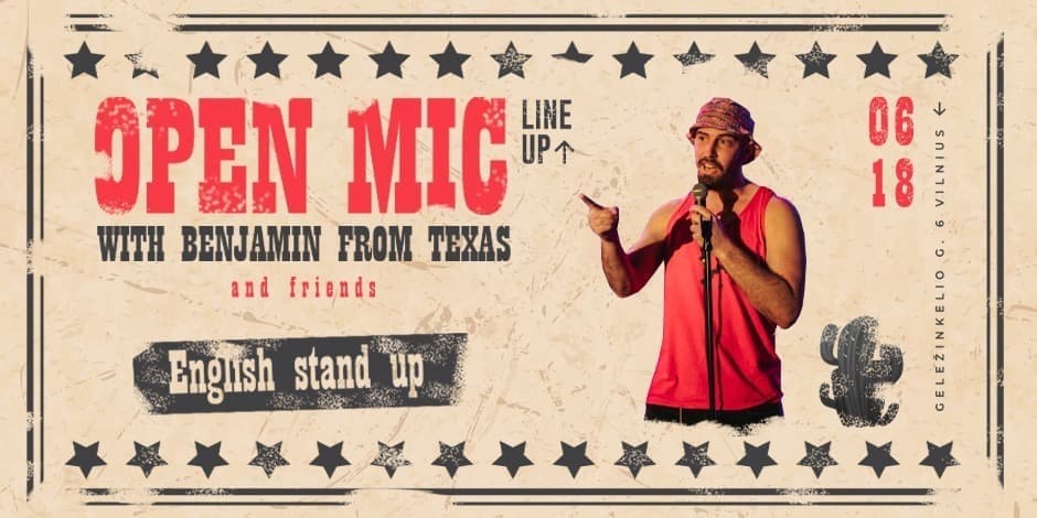 English stand up | LINE UP