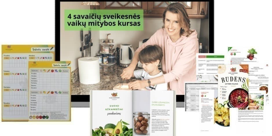 4 savaičių vaikų sveikos mitybos programa