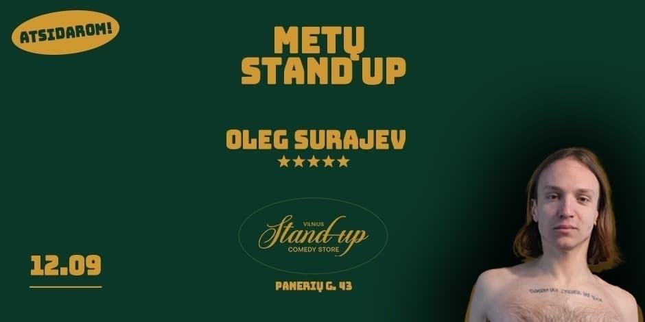 OLEG SURAJEV - METŲ STAND UP (12.09)