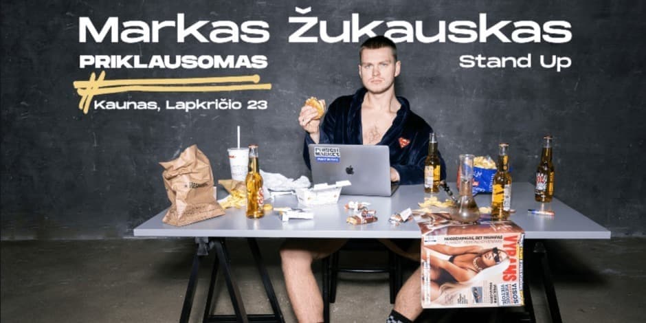 Markas Žukauskas "Priklausomas" Stand-up Kaunas