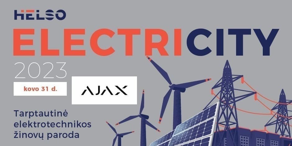 AJAX SYSTEMS - "AJAX - kai saugumas tampa menu" @ Helso Electricity 2023