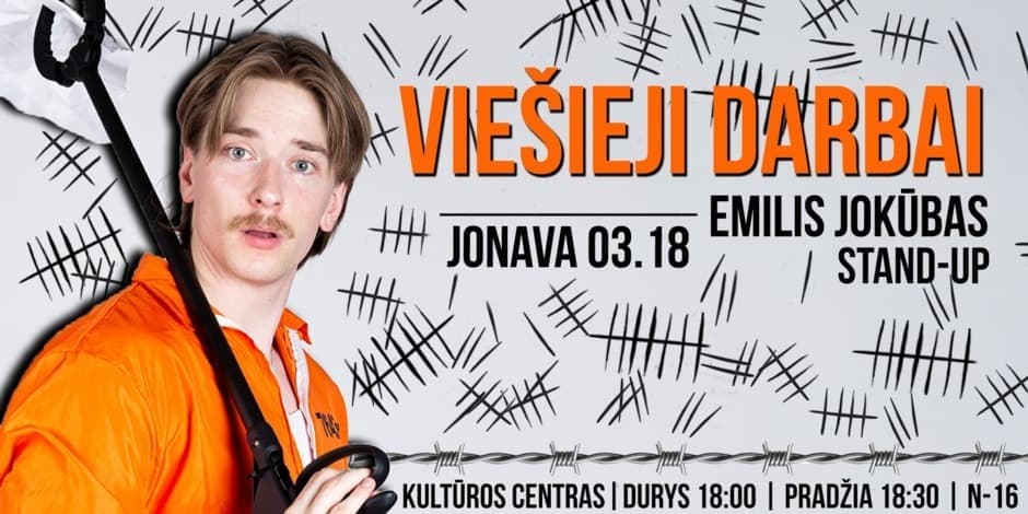 Emilis Jokūbas STAND-UP: VIEŠIEJI DARBAI [Jonava]