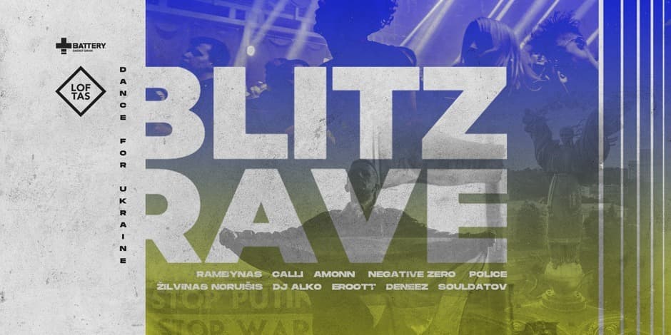 BLITZRAVE: Dance For Ukraine | tickets.paysera.com