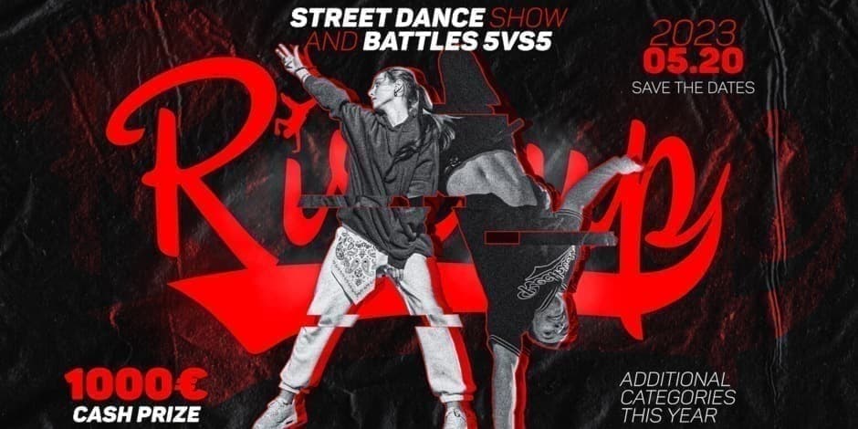 RISE UP 2023 - tarptautinis gatvės šokių konkursas