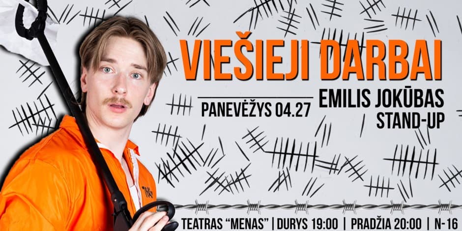 Emilis Jokūbas STAND-UP: VIEŠIEJI DARBAI [Panevėžys]