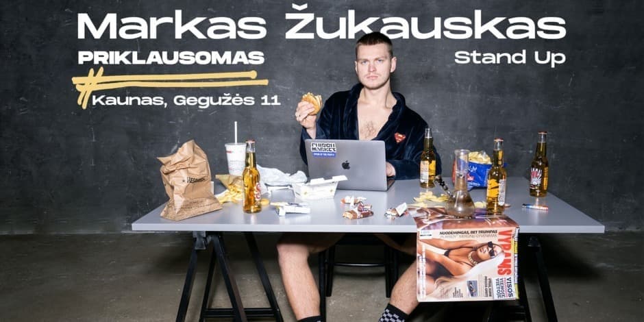 Markas Žukauskas "Priklausomas" Stand-up Kaunas