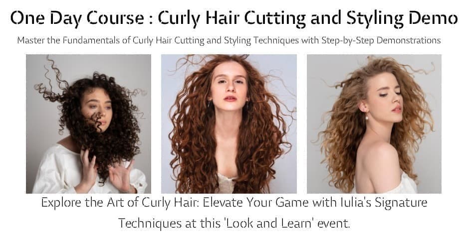 One Day Course : Curly Hair Cutting & Styling Demo