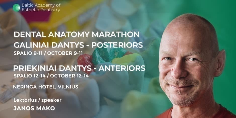 Anatomijos maratonas su Janos Mako | Marathon of Dental Anatomy with Janos Mako