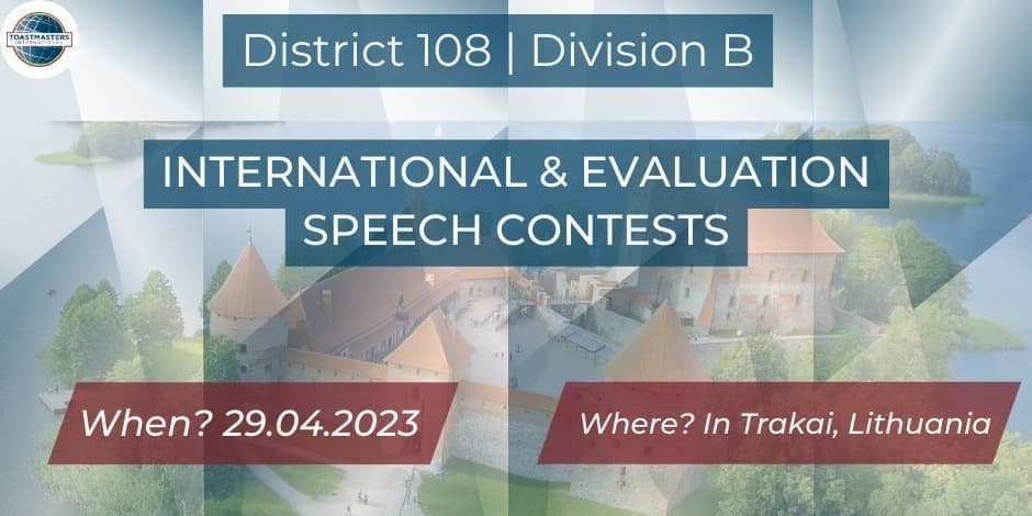 International & Evaluation Speech Contest Of Division B | Tickets ...