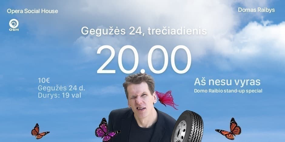 Domas Raibys stand-up: Aš nesu vyras