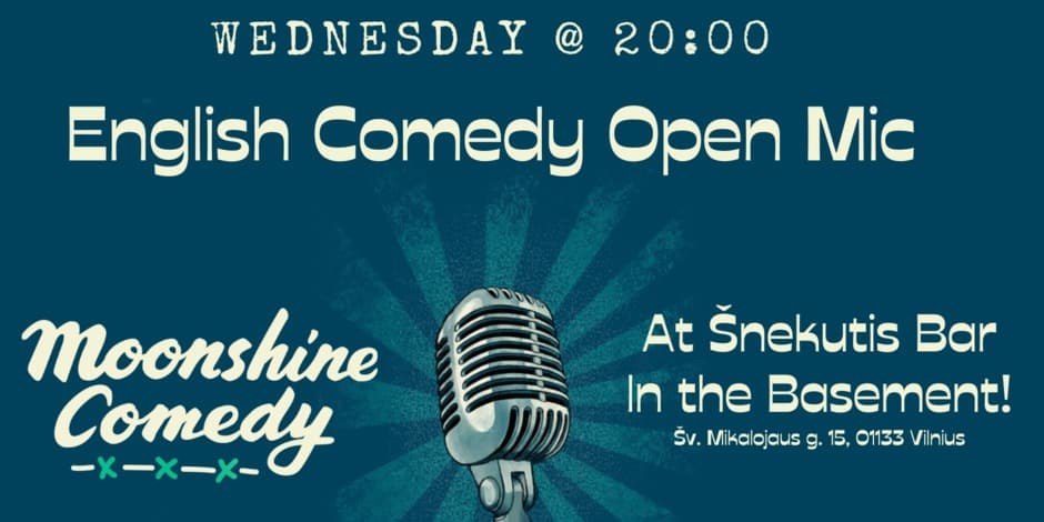 English Comedy Open Mic at Snekutis Dungeon