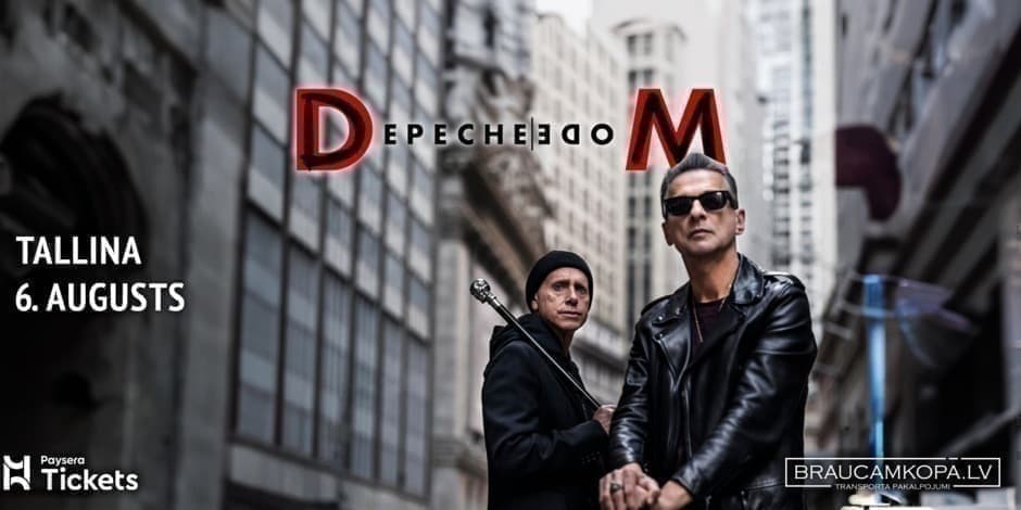 Braucam Kopā uz Depeche Mode koncertu Tallinā, 06.08.2023