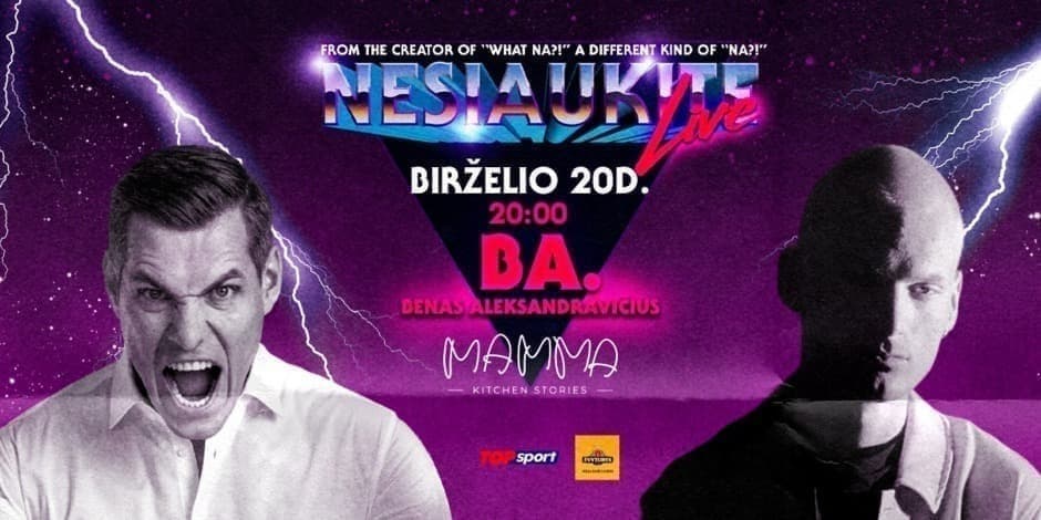 Nesiaukite live - Benas Aleksandravičius - Ba.