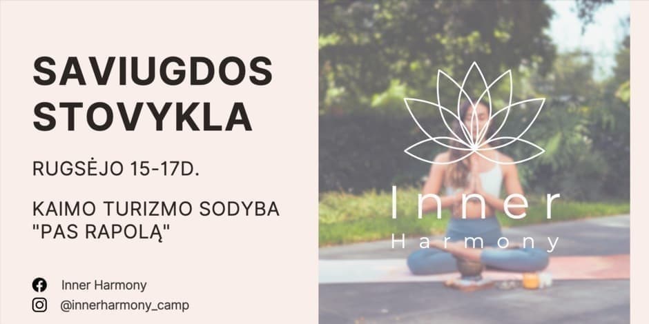 Inner Harmony - Saviugdos Stovykla