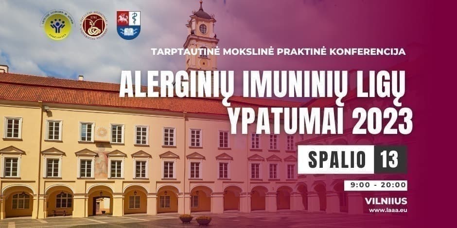 Alerginių ir imuninių ligų ypatumai 2023