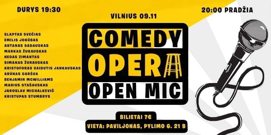 Comedy Opera Open Mic