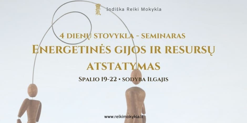 ENERGETINĖS GIJOS-RESURSŲ ATSTATYMAS