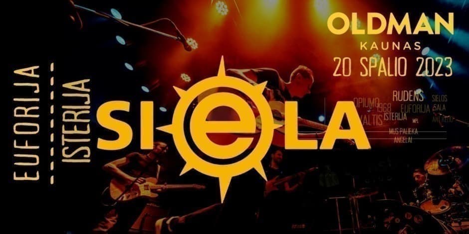 Grupės SIELA koncertas EUFORIJA-ISTERIJA | OLDMAN Kaunas