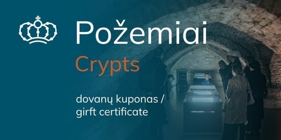 Dovanų kuponas apsilankymui su gidu Vilniaus katedros požemiuose
