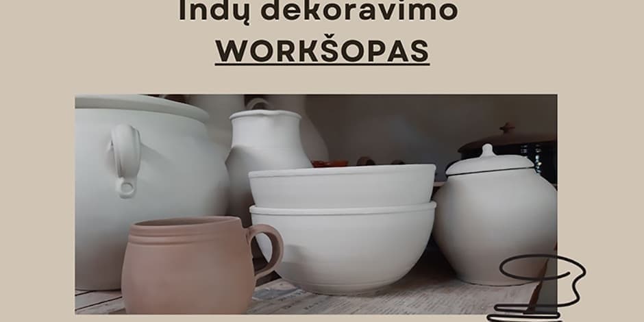 Indų dekoravimo workšopas