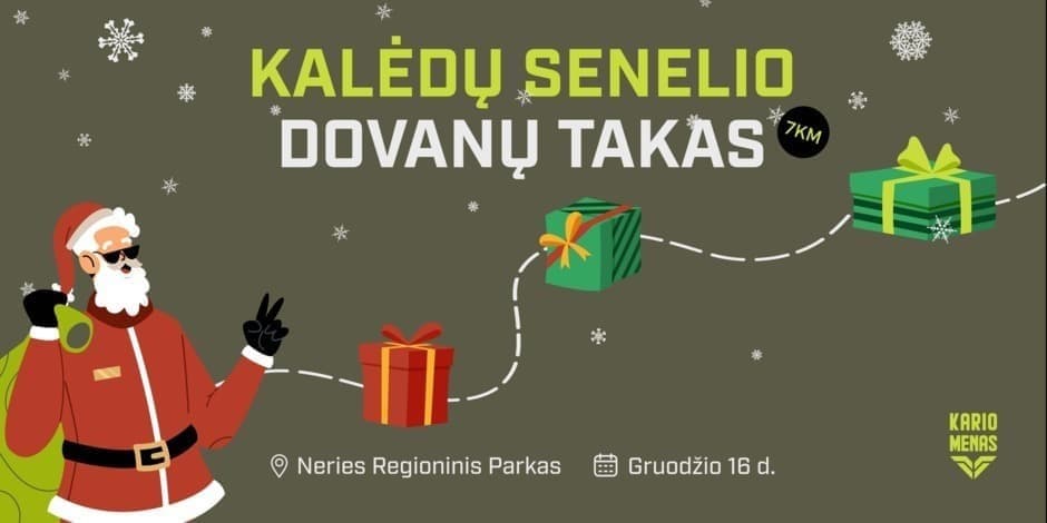 Kalėdinis Žygis | „Kalėdų Senelio dovanų takas“